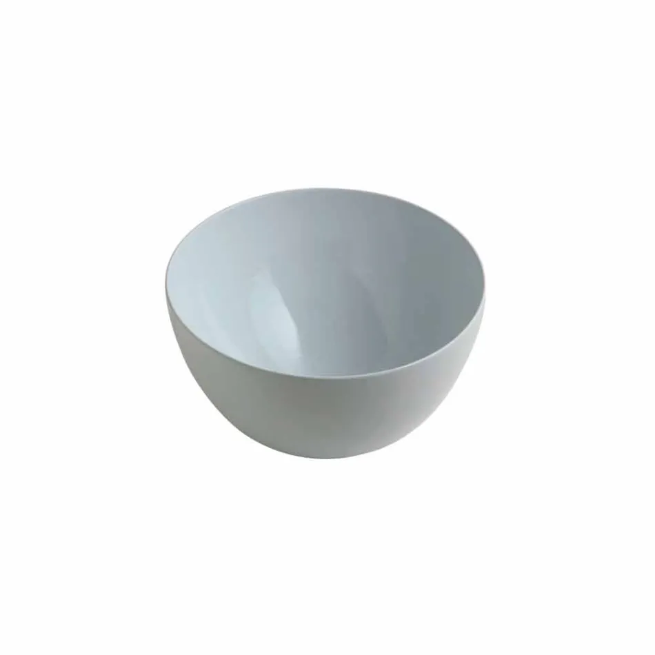 Round washbasin in white or colored Star Round50 ceramic Viadurini