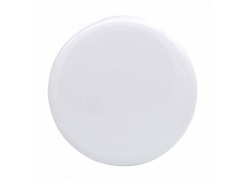 Round countertop washbasin in white or colored ceramic Star Round50 Viadurini