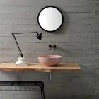 Round countertop washbasin in colored ceramic L 40 cm - Chicco Viadurini