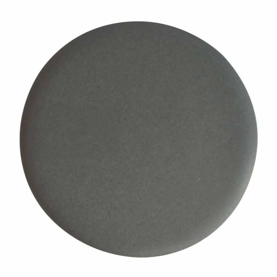 Modern design round ceramic countertop washbasin Star Round 40 cm Viadurini