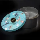 Round Gray Clay Washbasin Made in Italy - Tatiana Viadurini