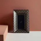 Semi-recessed washbasin in Fire Clay of Different Finishes Made in Italy - Ultima Viadurini