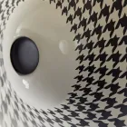 Semi-recessed washbasin in top quality French porcelain - Pausa Viadurini