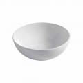 Countertop spherical ceramic sink Ø40cm Made in Italy Leivi