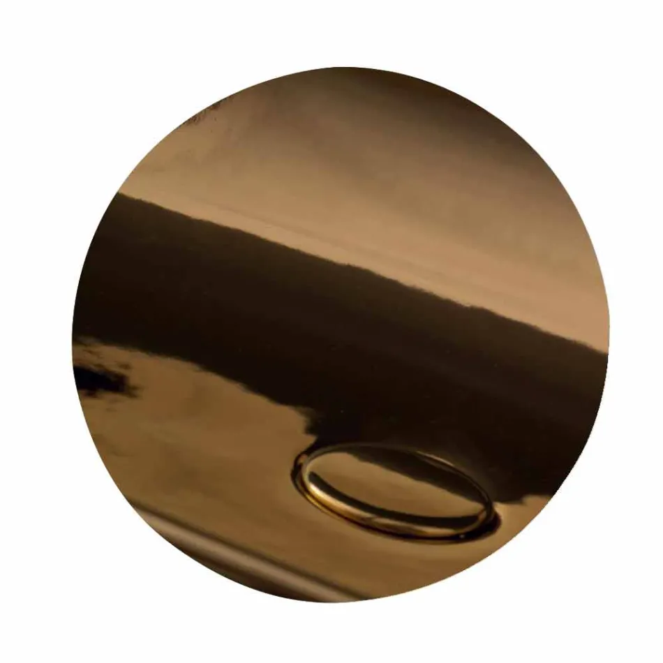 Modern design suspended ceramic washbasin Sun 100x45 cm made in Italy Viadurini