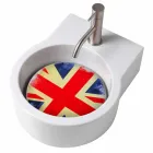 Countertop design washbasin / suspension made in Italy Tor Viadurini