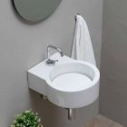 Countertop design washbasin / suspension made in Italy Tor Viadurini