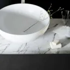 Circular freestanding standing washbasin made in Italy, Donnas Viadurini