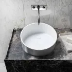 Free standing freestanding circular sink made in Italy, Dubino Viadurini