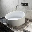 Free standing freestanding circular sink made in Italy, Dubino Viadurini