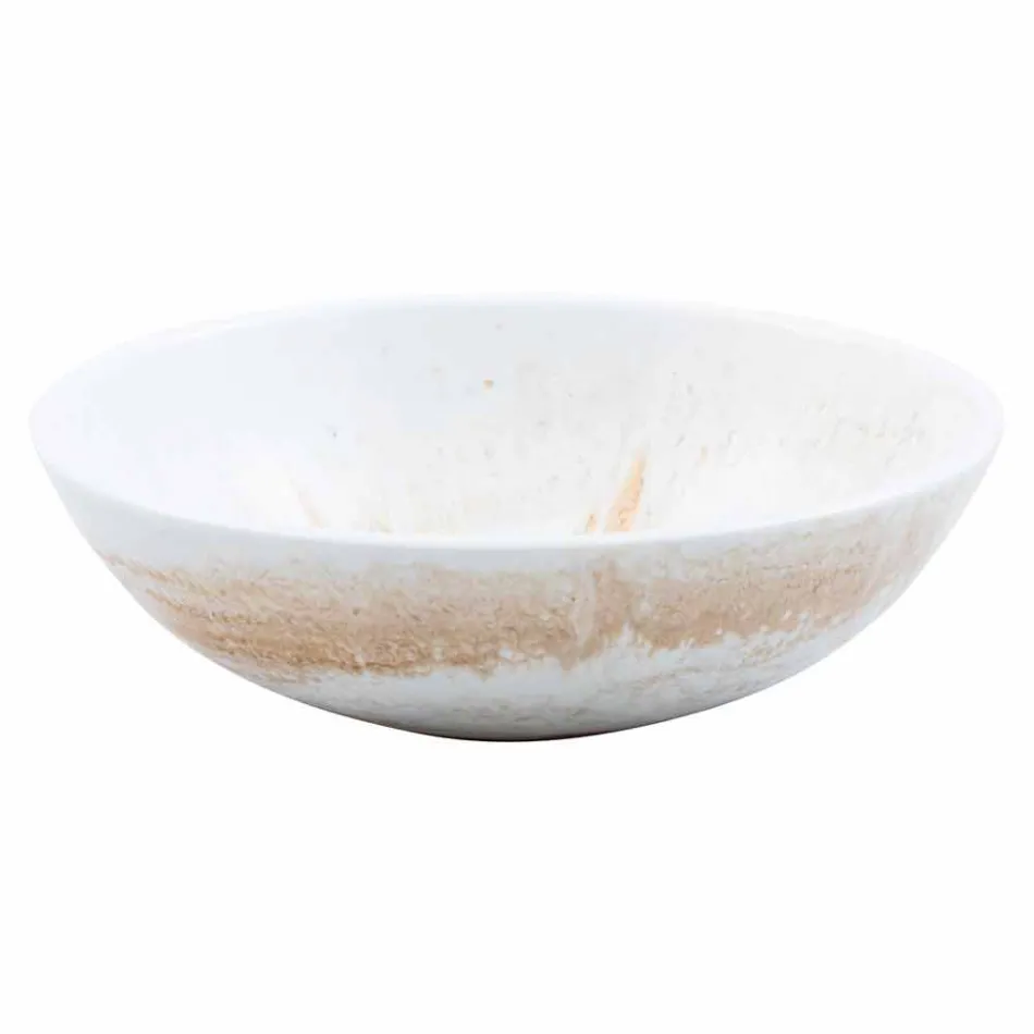 Design Support Washbasin in Golden Resin - Dogliola Viadurini