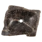 Handmade countertop sink in smoky quartz stone, Vigasio Viadurini