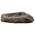 Handmade countertop sink in smoky quartz stone, Vigasio Viadurini