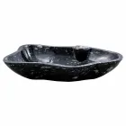 Modern Marble Countertop Sink with Fossils - Burgeo Viadurini