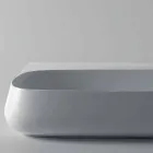 Free-standing or suspended ceramic sink L 90cm made in Italy, Gais Viadurini