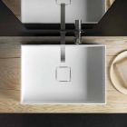 Modern design sink counter made in Italy, Lavis Viadurini