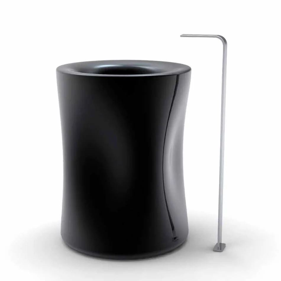 Modern column freestanding sink produced in Italy, Syracuse Viadurini