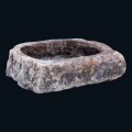 Tobia countertop washbasin, handmade of onyx stone, unique piece