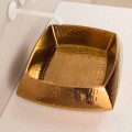 Bronze ceramic countertop sink Simon, modern design made in Italy