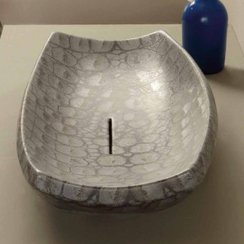 Laura design ceramic washbasin made in Italy