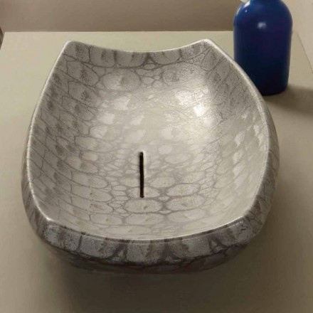 Laura design ceramic washbasin made in Italy Viadurini