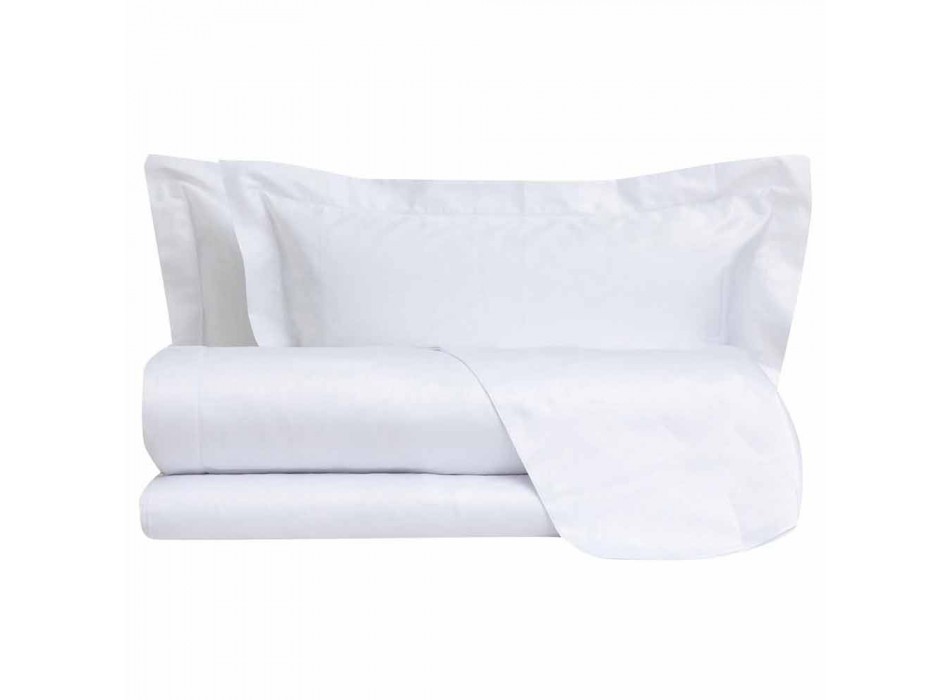 Double Sheets Set in Cotton Satin Made in Italy