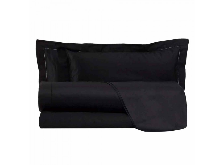 Double Sheets Set in Cotton Satin Made in Italy