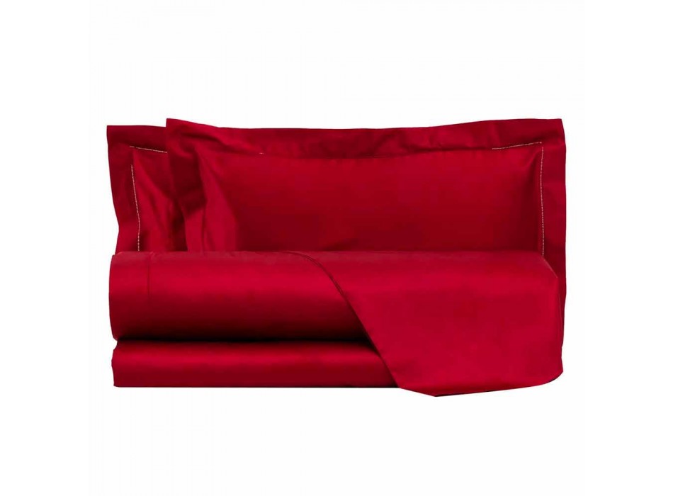 Double Sheets Set in Cotton Satin Made in Italy