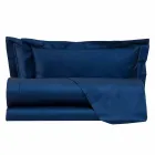 Solid Color Sheets Complete in Cotton Satin for Double Bed - Hibiscus Viadurini