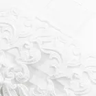 High Quality White Linen Sheet with Lace for Double Bed - Fiumana Viadurini