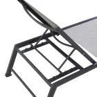 Outdoor Lounger in Aluminum with Different Finishes - Sheet Viadurini