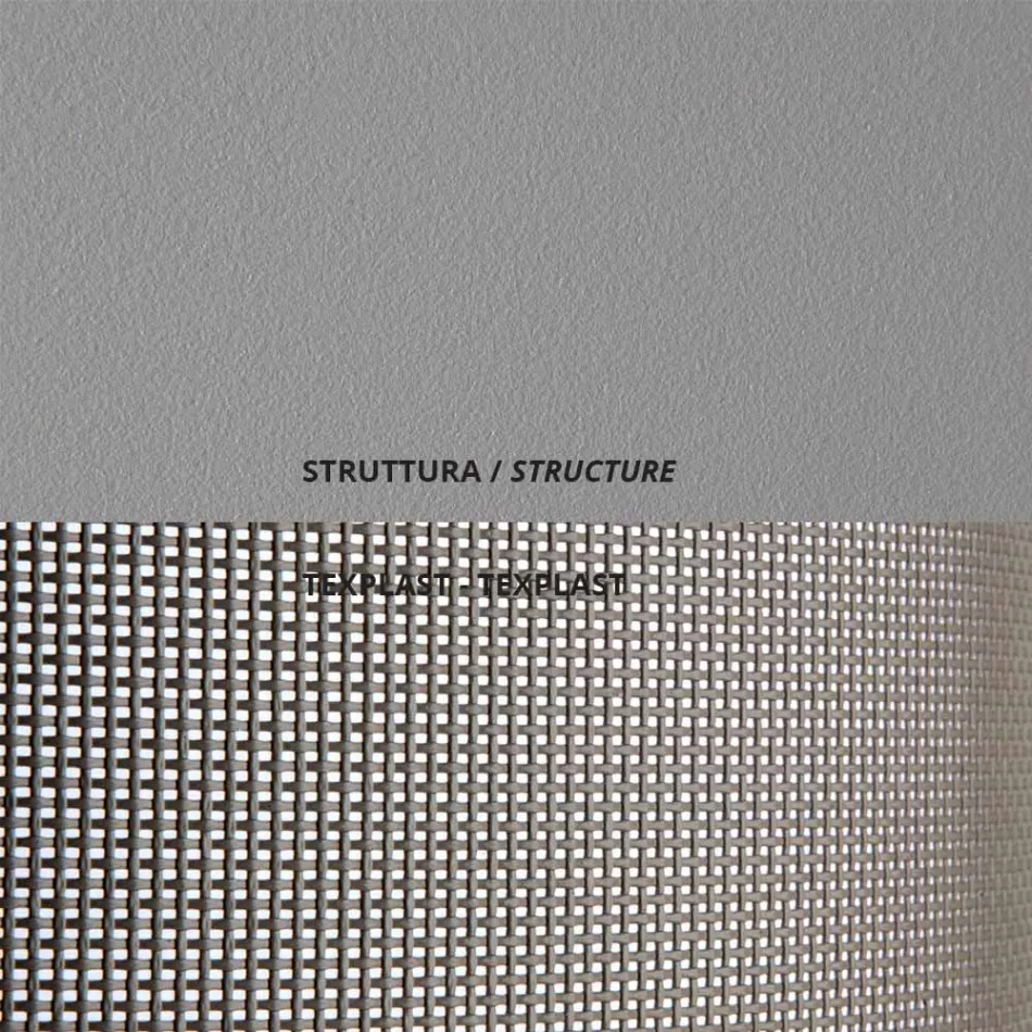 Stackable Garden Cot in Steel Made in Italy 2 Pieces - Arwen Viadurini