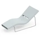 Garden Lounger in Polyethylene of Different Colors with Metal Support - Bollo Viadurini