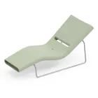 Garden Lounger in Polyethylene of Different Colors with Metal Support - Bollo Viadurini