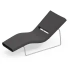 Garden Lounger in Polyethylene of Different Colors with Metal Support - Bollo Viadurini