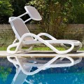 Outdoor resin chaise longue Out Glamour