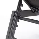 Modern Garden Sunbed in Aluminum with Wheels for Outdoors - Franz Viadurini