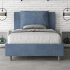 120x200 cm Bed Headboard with Microfiber Cushions Made in Italy - Olympics Viadurini