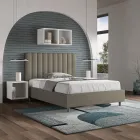 120x200 cm Bed Headboard with Symmetrical Vertical Lines Made in Italy - Guanto Viadurini