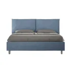 160x200 cm Bed Headboard with Microfiber Cushions Made in Italy - Olympics Viadurini