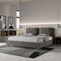 200x200 cm Bed Headboard with Microfiber Cushions Made in Italy - Olympics