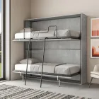 Horizontal Folding Bunk Bed Made in Italy - Collaborative Viadurini