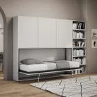 Single Murphy Bed in Different Compositions - Collaborative Viadurini