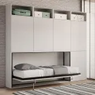 Single Murphy Bed in Different Compositions - Collaborative Viadurini