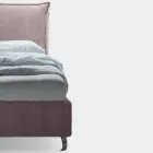 Double Bed 160x190 with 2 Soft Cushions with Perimeter Ruffle - Ernesta Viadurini