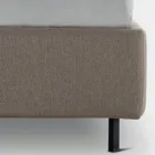 Double Bed 160x190 with Curved Lines and Buttons Made in Italy - Oriente Viadurini