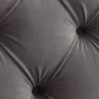 Double Bed 160x190 with High and Quilted Headboard Made in Italy - Sallie Viadurini