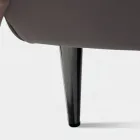 Double Bed 160x190 with High and Quilted Headboard Made in Italy - Sallie Viadurini