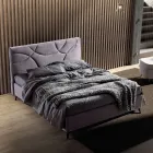 Double Bed 160x190 with Quilting of Cross Curves - Sunflower Viadurini