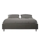 Double Bed 160x200 cm Covered in Microfiber Made in Italy - Athlete Viadurini